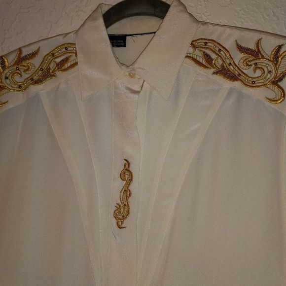 100% Silk Blouse - Picture 2 of 11